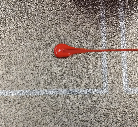 Filament residue on the heatbed