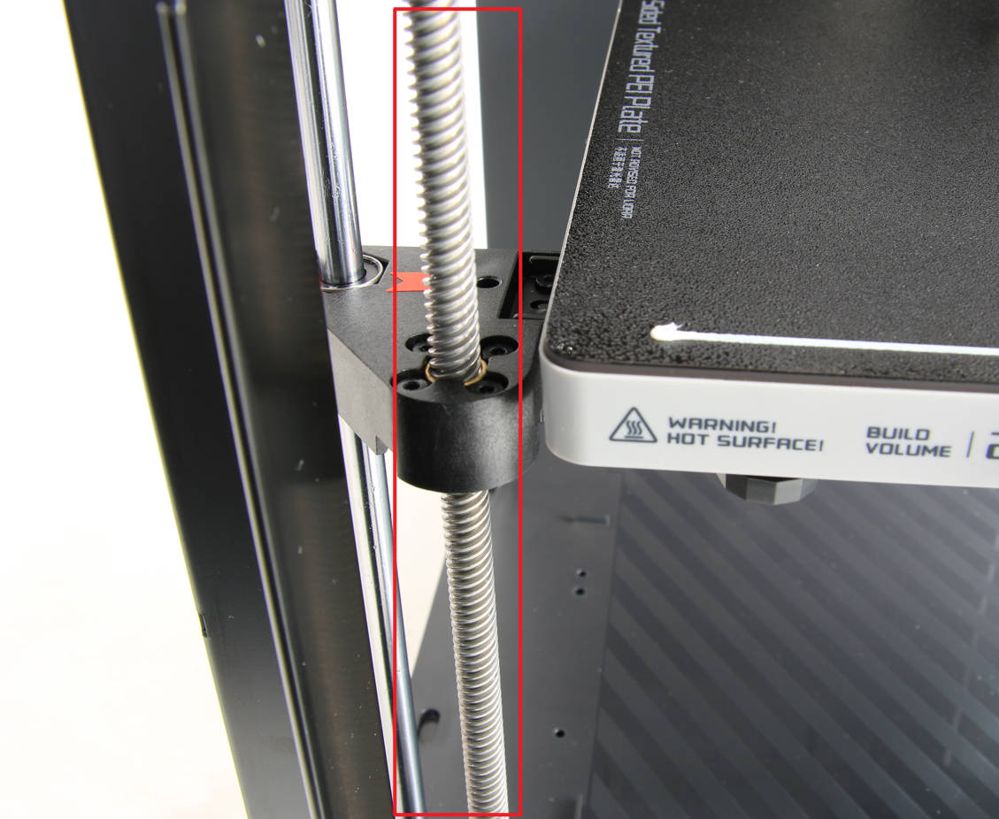 Lubricate the Ultimaker 3 lead screw